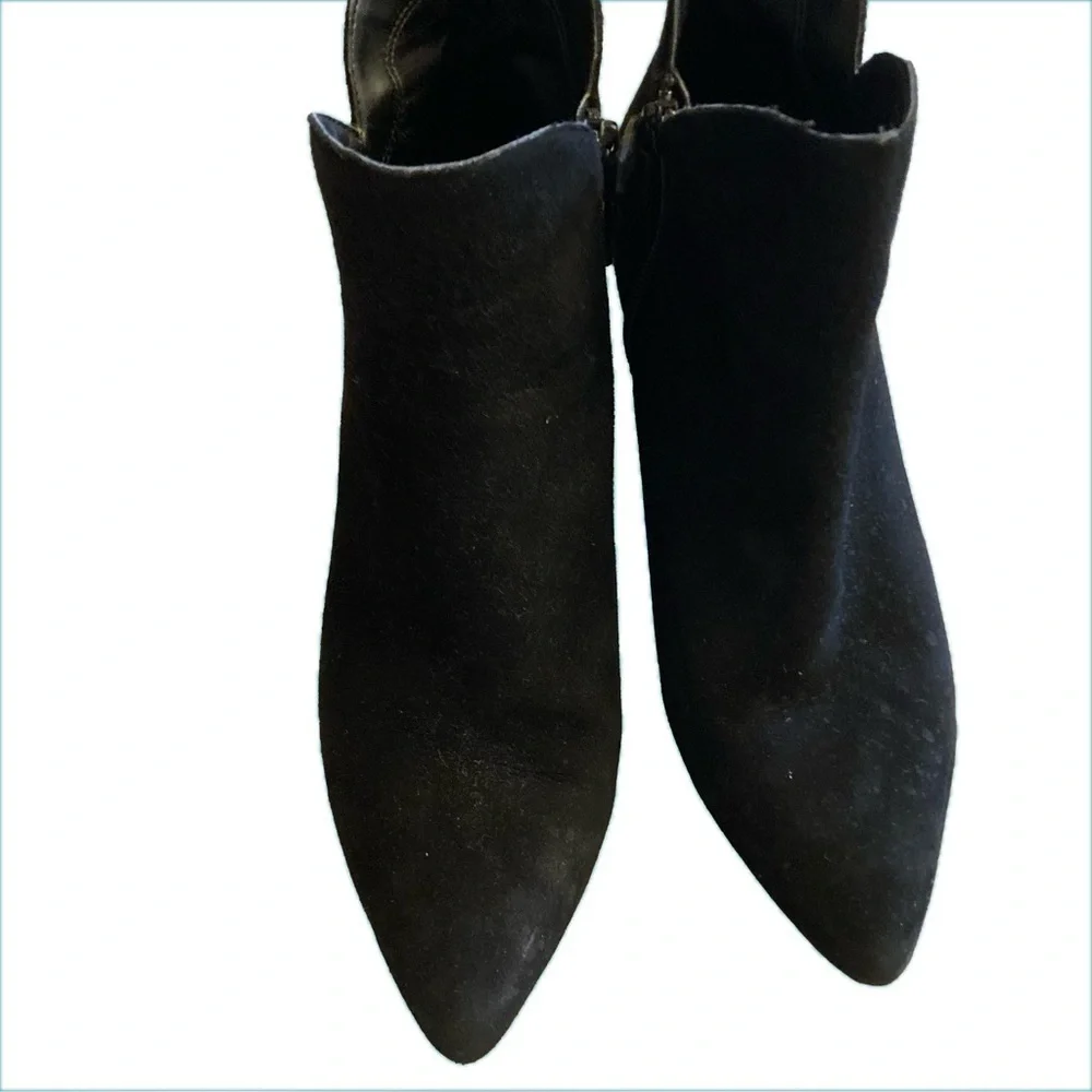Cole Haan “Elyse” black suede bootie. Size 9.